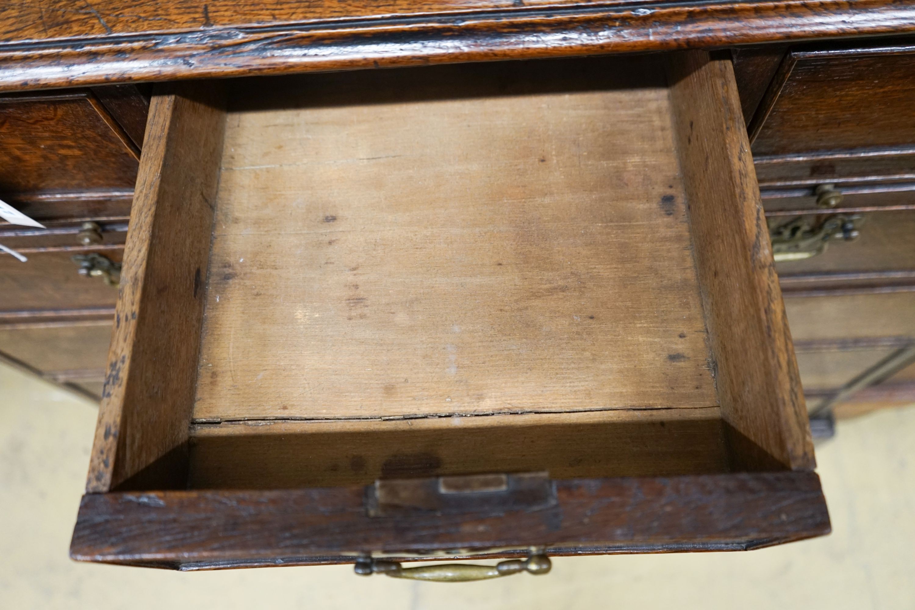 A George III oak chest